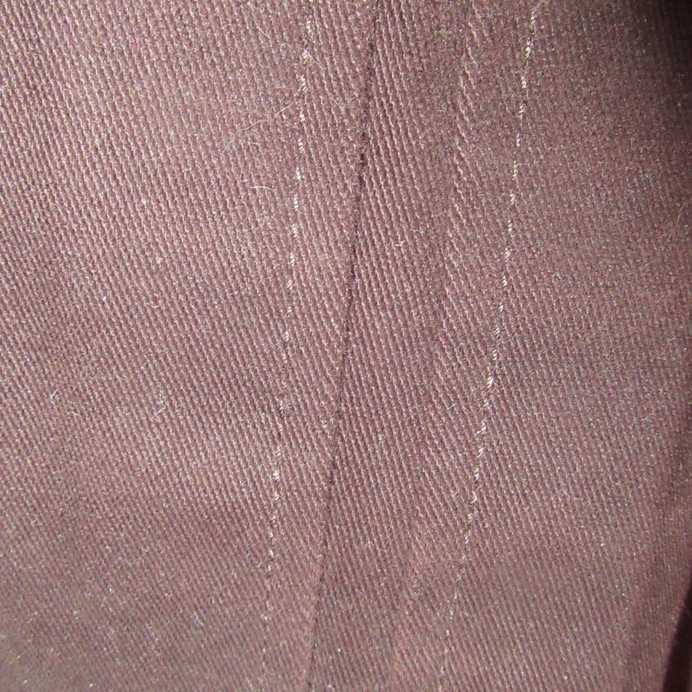 Zara Basic A-Line Black Brushed Cotton Skirt With… - image 3